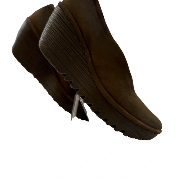 Fly London Yaz Cupido Wedge Slip On Shoe in size US 7.5-8 EU 38 Green - Picture 7 of 16